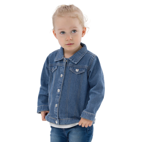 Veste en jean Bébé Logo Brodé | Baby Organic Jacket Embroidered Logo