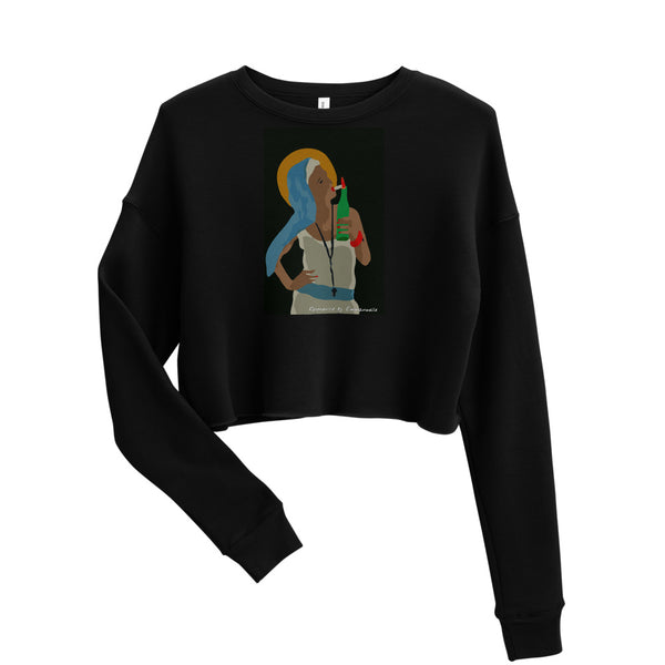 Sweatshirt court  MARIE 2.0 NOIRE | Crop Sweatshirt  MARIE 2.0 NOIRE