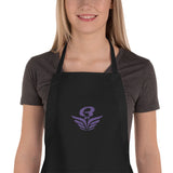 Tablier brodé RbyE Noir | Embroidered Apron RbyE Black